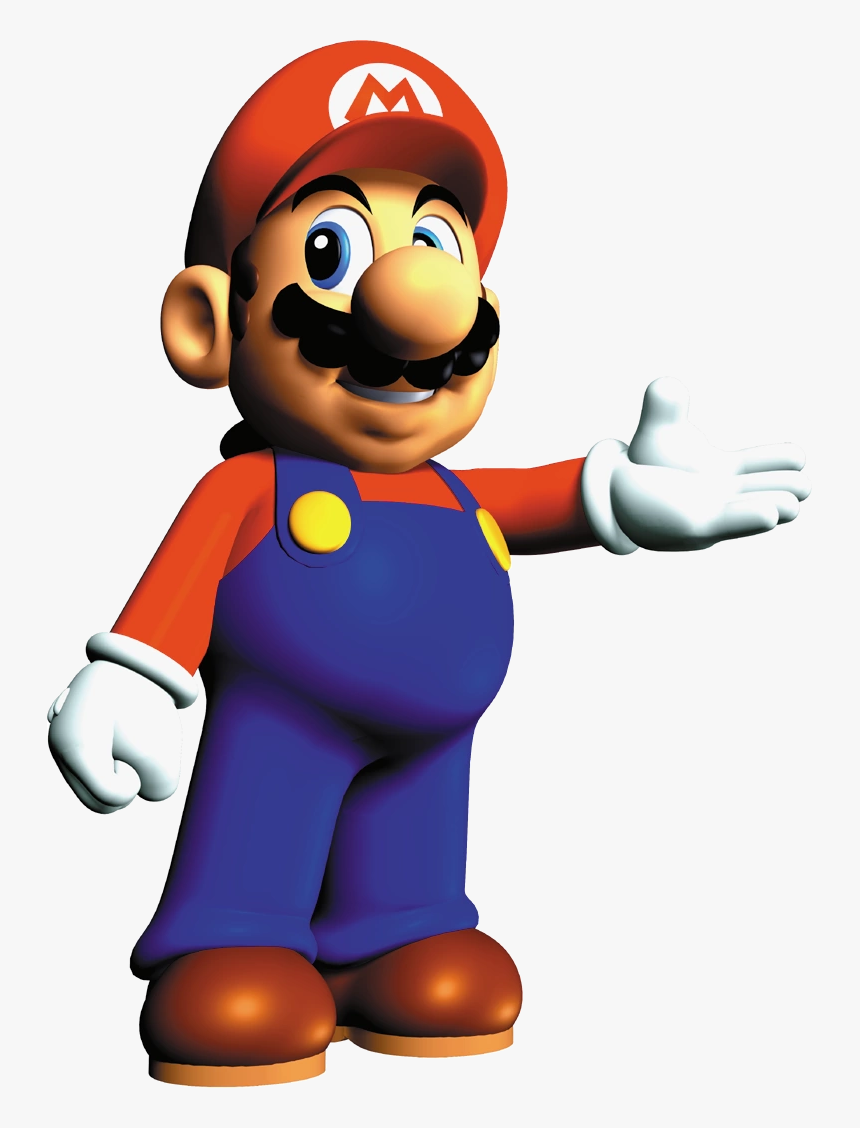 Super Mario 64 Artwork, HD Png Download, Free Download