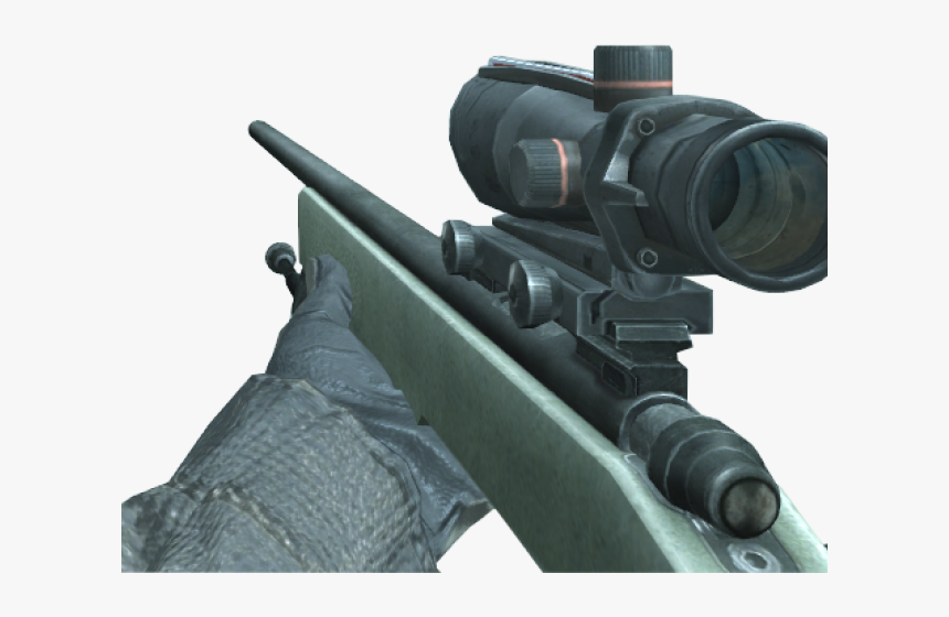 Drawn Snipers Cod - Transparent Cod 4 Sniper, HD Png Download, Free Download