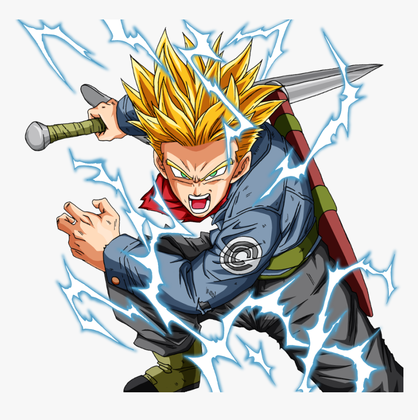 Ssj2 Future Trunks - Dragon Ball Trunks Super Saiyan, HD Png Download, Free Download