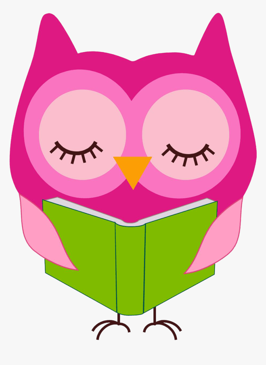 Cute Reading Clipart Portal - Cute Owl Reading Clipart, HD Png Download, Free Download
