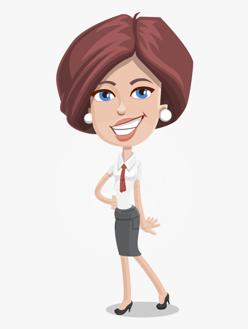 People Clipart Business Woman - Woman Cartoon Png, Transparent Png, Free Download