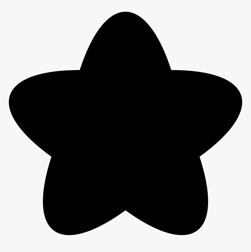 Star Fat - Rounded Star Icon Png, Transparent Png, Free Download