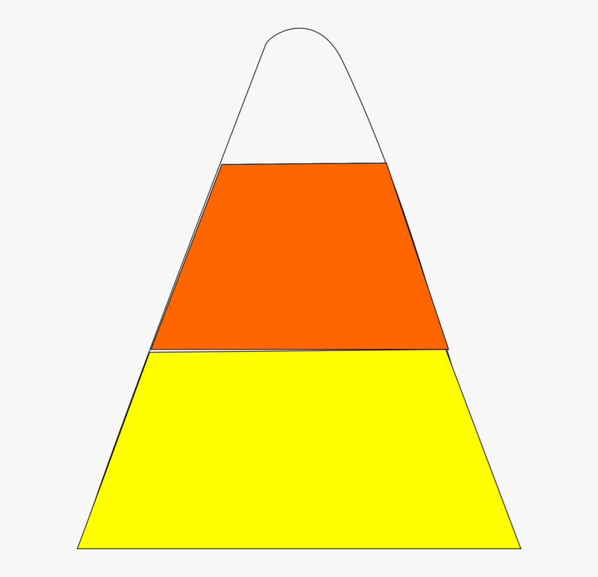 Angle,area,yellow - Candy Corn Big, HD Png Download, Free Download