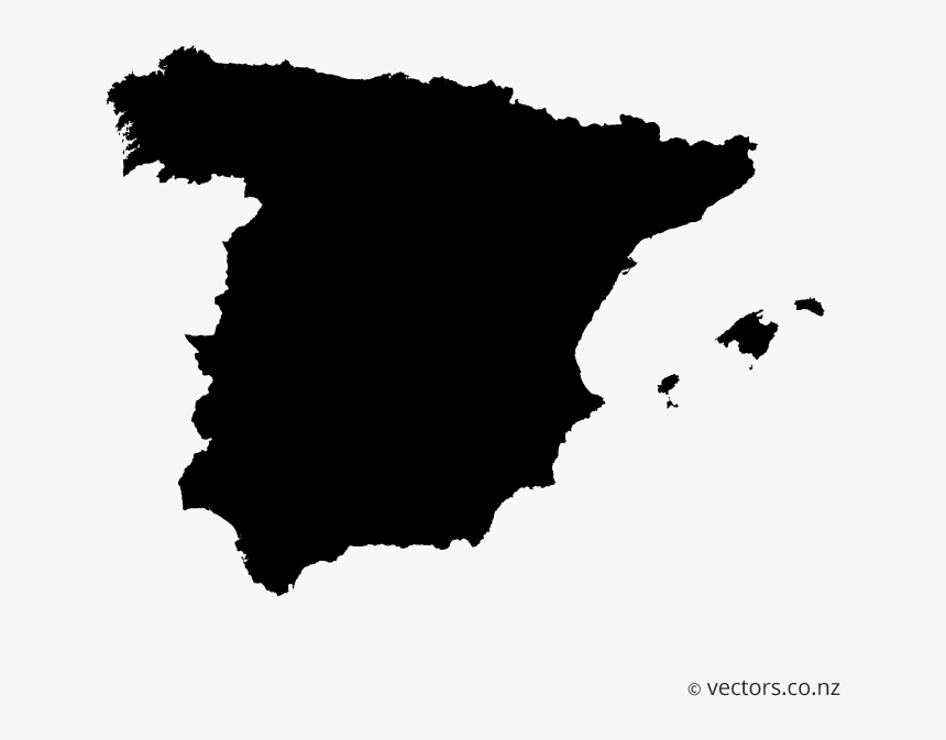 Spain Map Vector Png, Transparent Png, Free Download