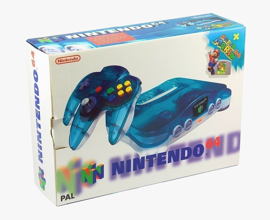 Nintendo 64 Clear Blue, HD Png Download, Free Download