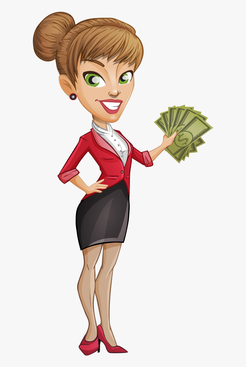 Business Woman Clipart Png - Business Woman Cartoon Png, Transparent Png, Free Download