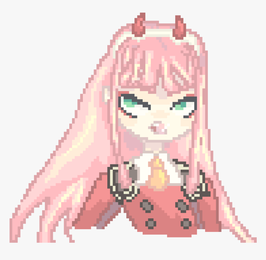 Bead Pixel Art Darling In The Franxx, HD Png Download, Free Download