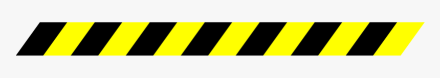 Caution Tape Stripes - Transparent Background Caution Tape, HD Png Download, Free Download