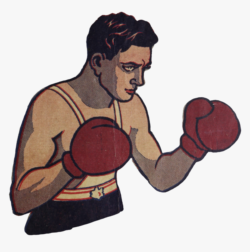 Retro Clipart Boxing - Vintage Cartoon Boxing Glove, HD Png Download, Free Download
