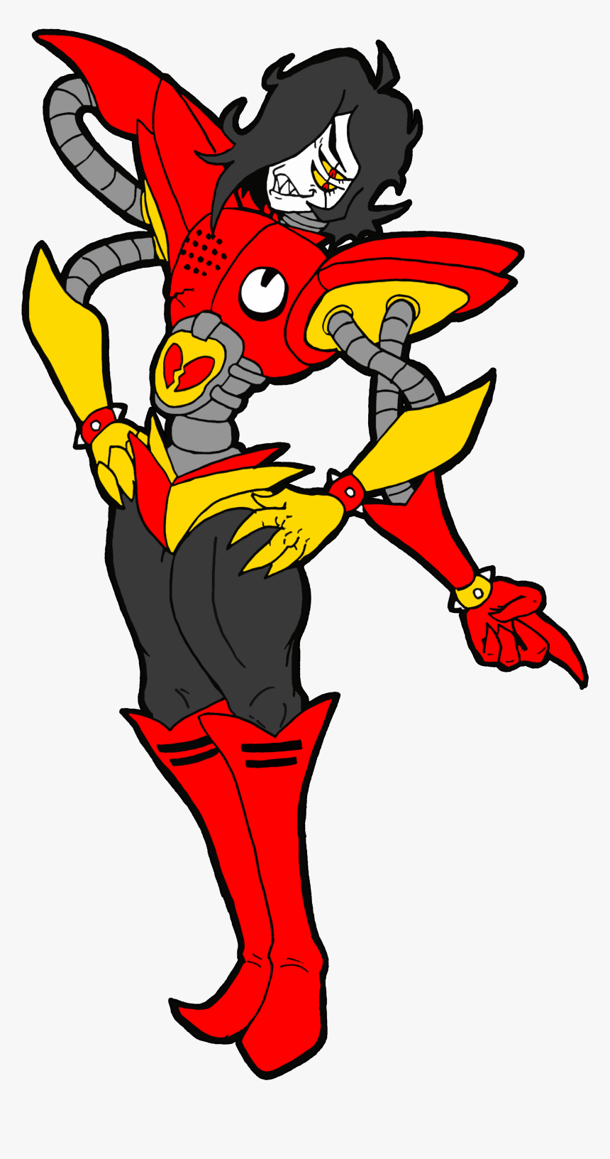 Underfell Mettaton Ex - Cartoon, HD Png Download, Free Download