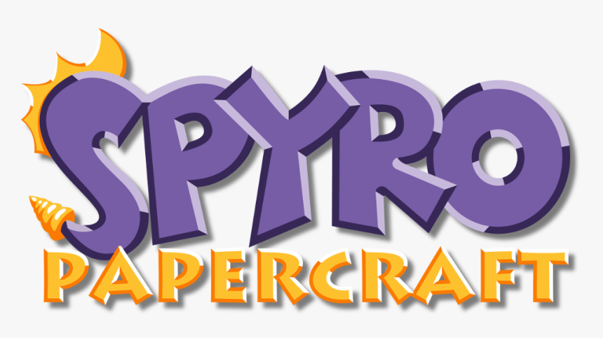 Spyro Papercraft - Graphic Design, HD Png Download, Free Download