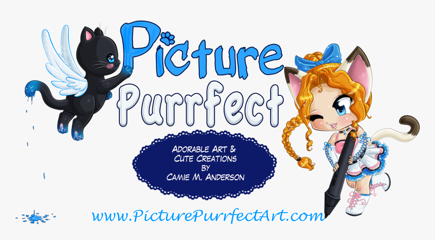Picture Purrfect Art - Cartoon, HD Png Download, Free Download