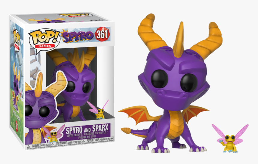 Spyro The Dragon - Spyro And Sparx Pop, HD Png Download, Free Download