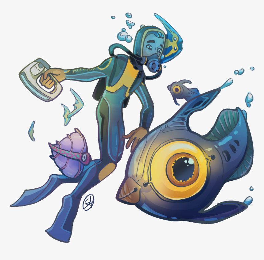 Subnautica Fanart, HD Png Download, Free Download