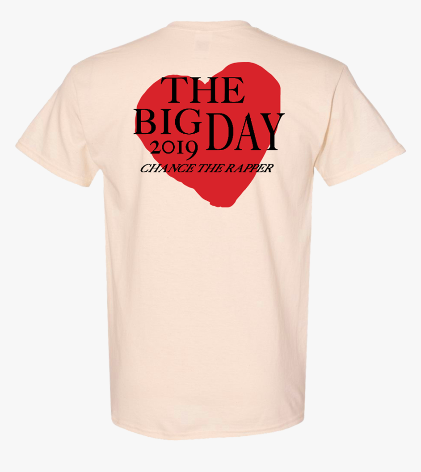Big Heart Tee Cream Back, HD Png Download, Free Download