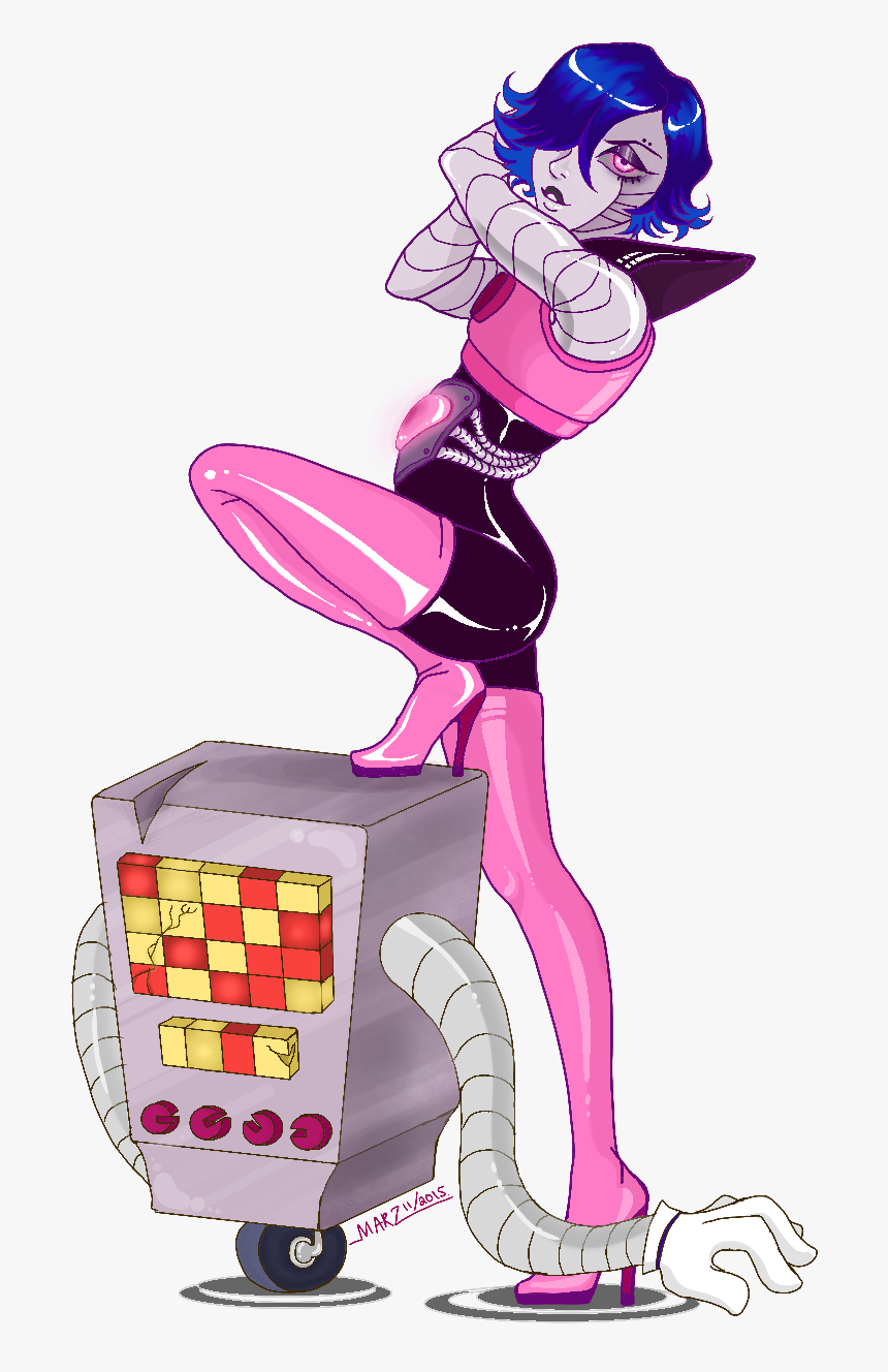 Please Consider Mettaton In Thigh Highs - Cartoon, HD Png Download, Free Download
