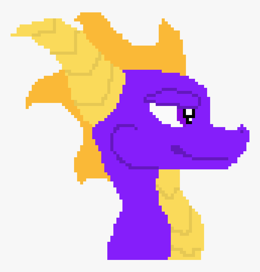 Spyro Pixelart, HD Png Download, Free Download