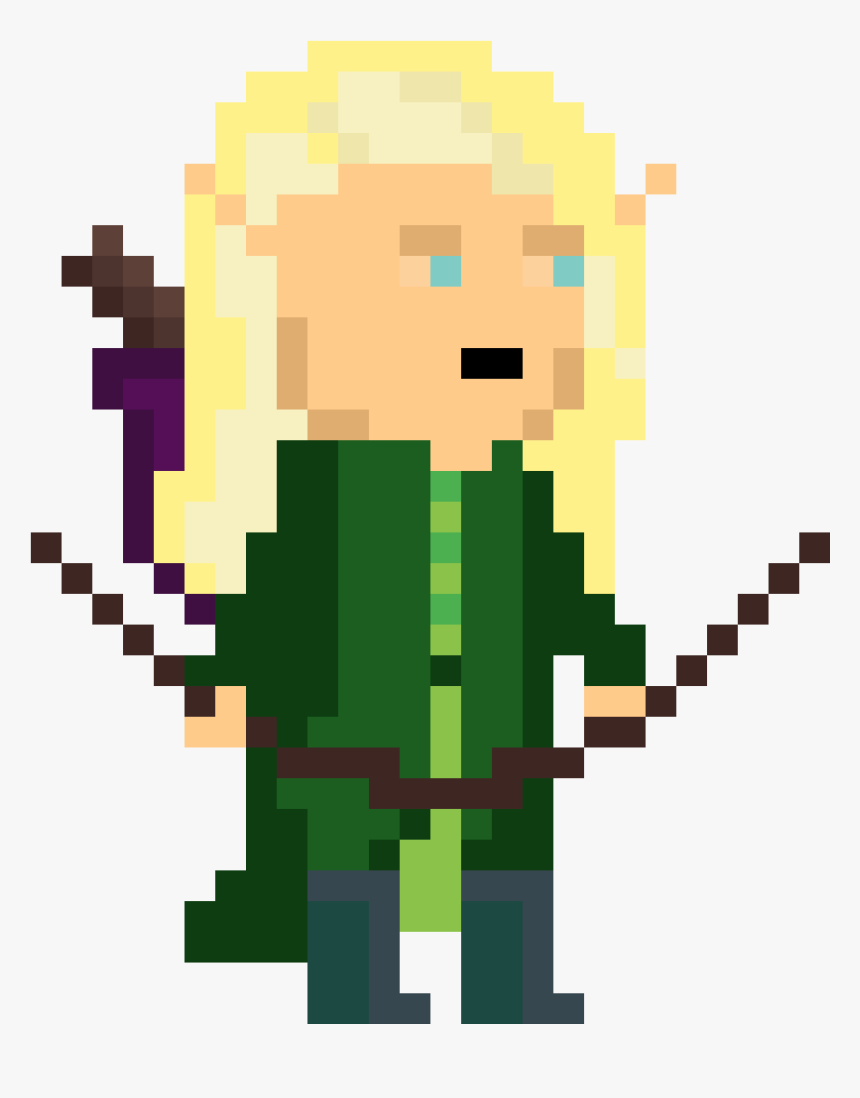 Transparent Legolas Png - Princess Mononoke Pixel Art, Png Download, Free Download