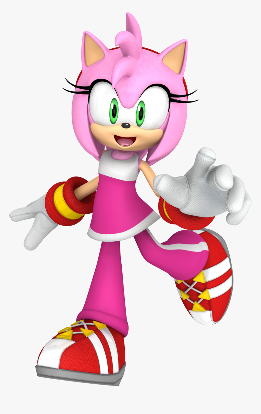 Amy Rose The Hedgehog Animiert - Amy Rose Sonic Free Riders, HD Png Download, Free Download