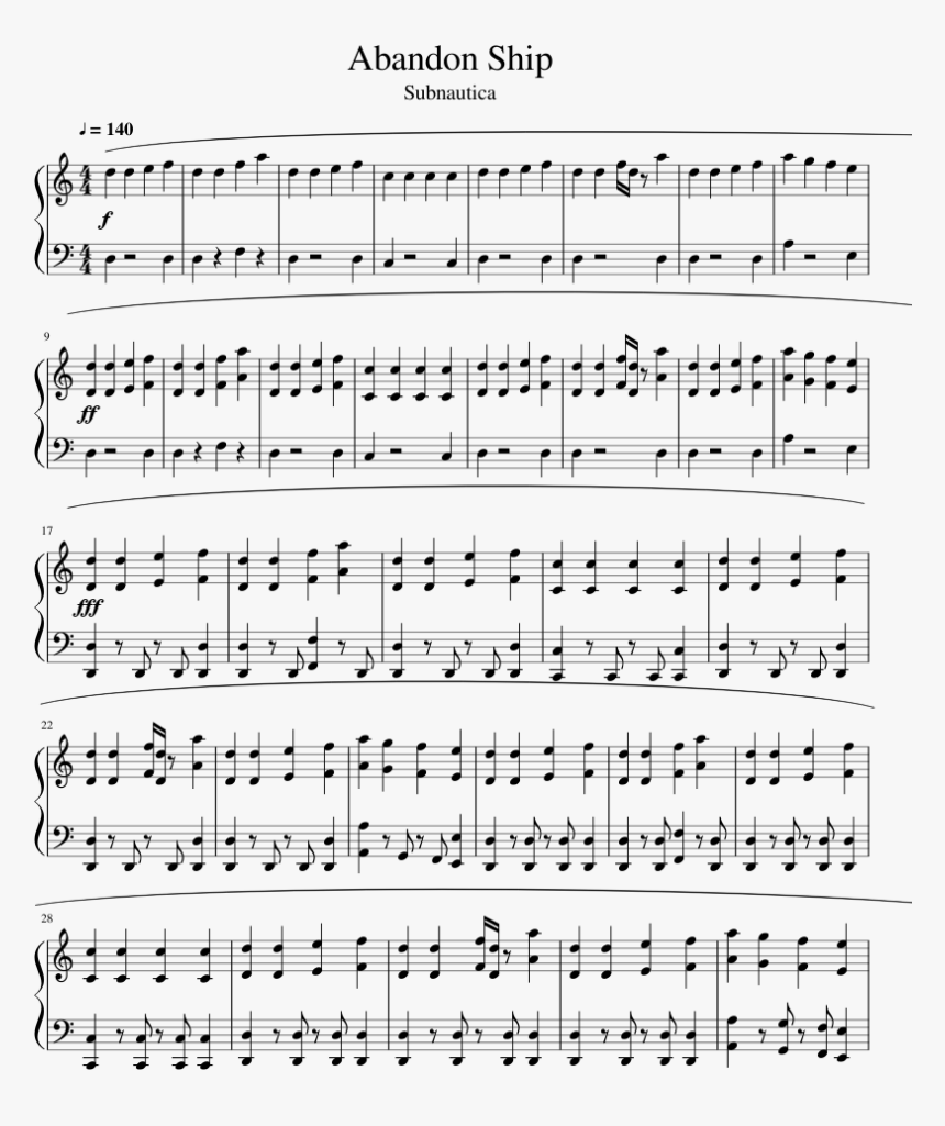 Thousand Years Piano Sheet Pdf, HD Png Download, Free Download