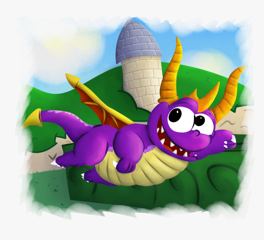 Transparent Spyro The Dragon Png - Cartoon, Png Download, Free Download