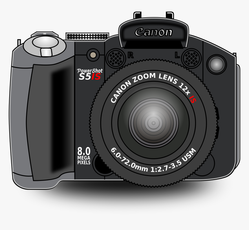 Photography Clipart Canon Camera - Canon Camera Svg, HD Png Download, Free Download