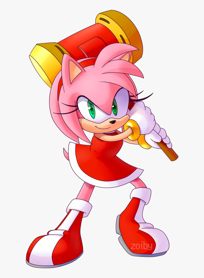 Hedgehog Girl Sonic The - Amy Rose Sonic The Hedgehog, HD Png Download, Free Download