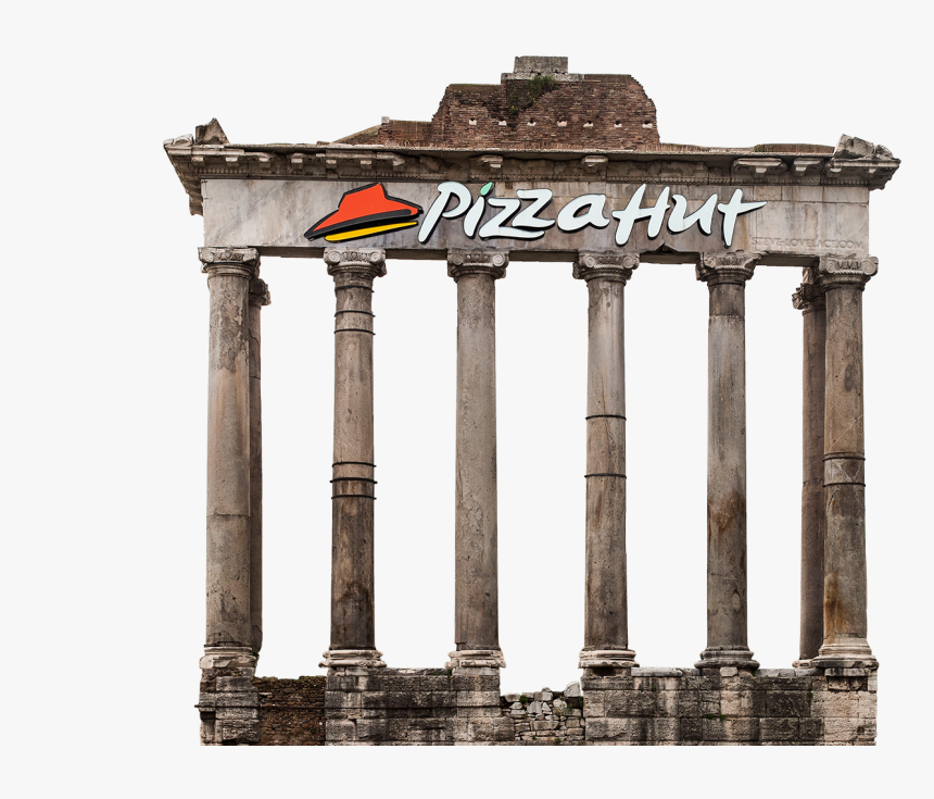 Transparent Pizza Hut Png - Temple Of Saturn, Png Download, Free Download