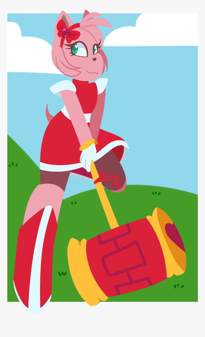 Amy Rose - Cartoon, HD Png Download, Free Download