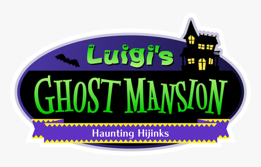 Nintendo Land - Luigi& - Nintendo Land Luigi's Ghost Mansion Logo, HD Png Download, Free Download