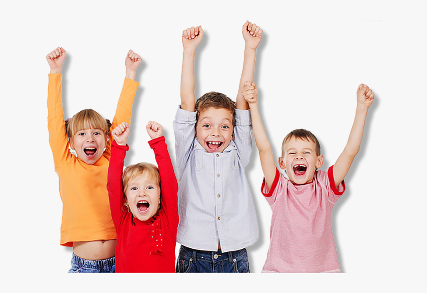 Happy Kid Png Vector, Clipart, Psd - Kids Cheering, Transparent Png, Free Download