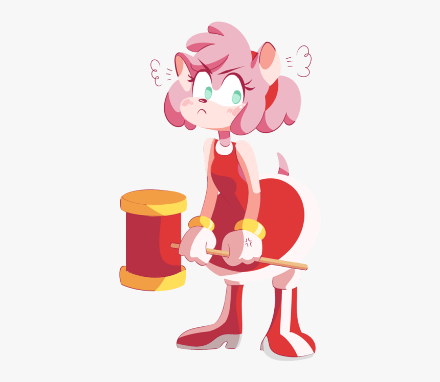 Amy Rose Aesthetic Fan Art, HD Png Download, Free Download