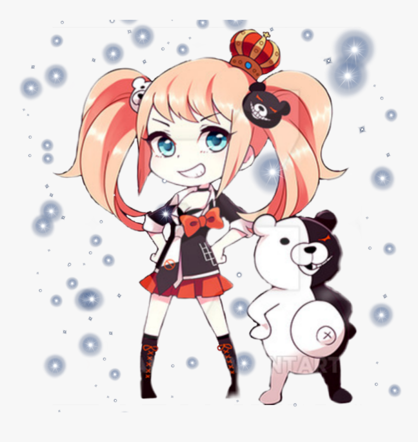 #junko #monokuma #danganronpa #anime #stickerr - Junko Enoshima, HD Png Download, Free Download