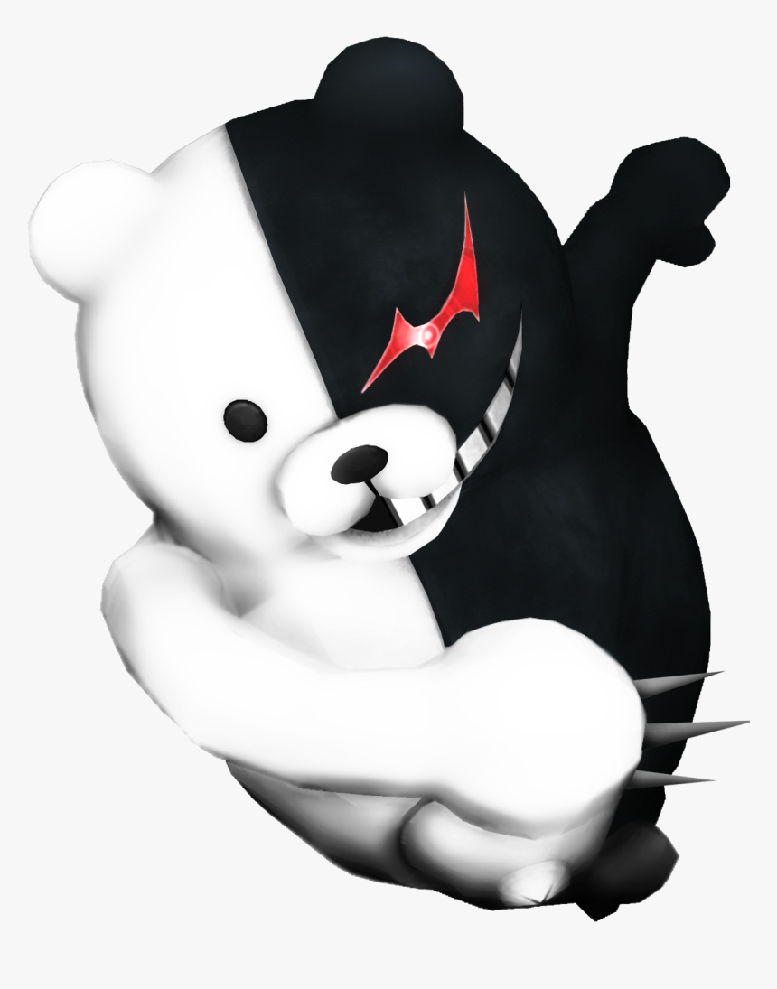 2 Monokuma Character Design Profile Overview Danganronpa - Monokuma Super Smash Bros Ultimate, HD Png Download, Free Download