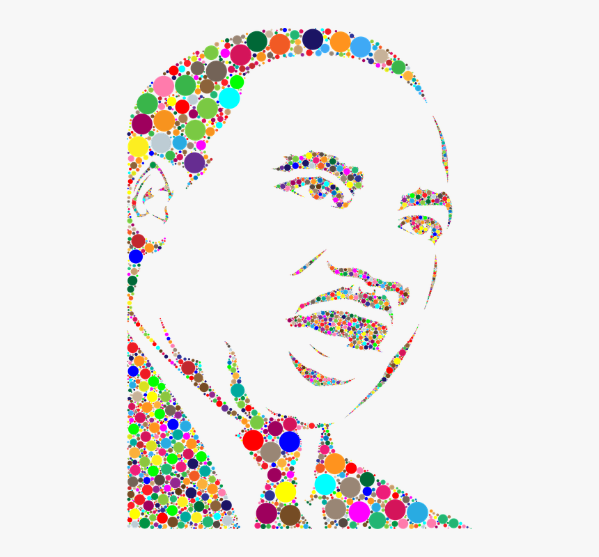 Dr Martin Luther King Jr, African American, Black - Martin Luther King Jr Artistic Transparent, HD Png Download, Free Download