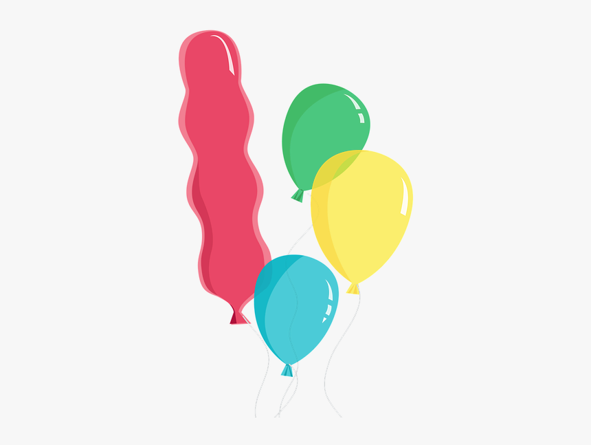 Celebration, Party, Happy, Celebrate, Balloon, Fun, - Birthday Balloons Clip Art, HD Png Download, Free Download