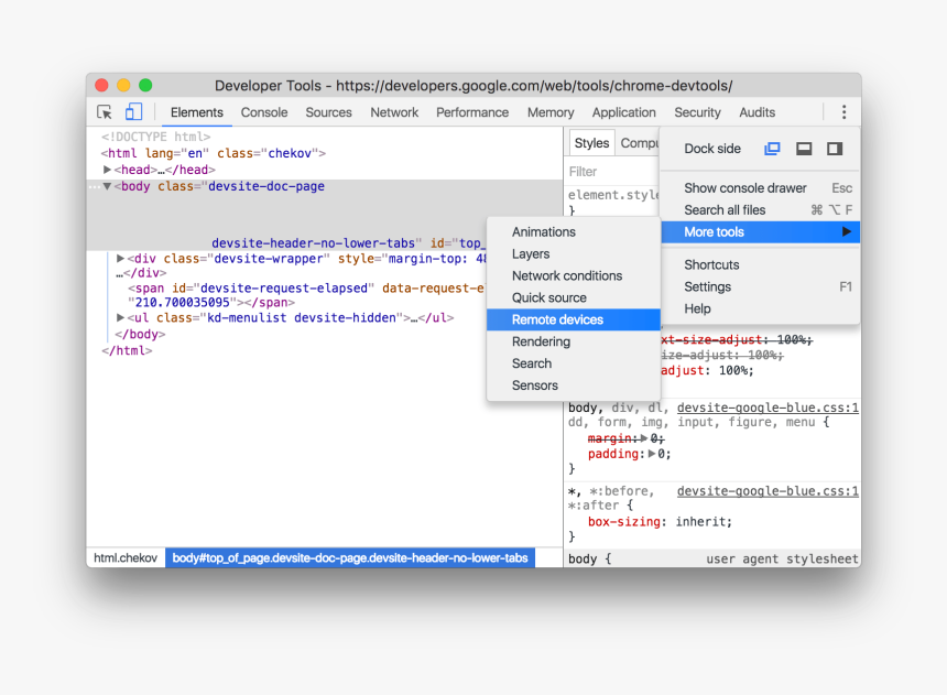 Chrome Developer Tools, HD Png Download, Free Download