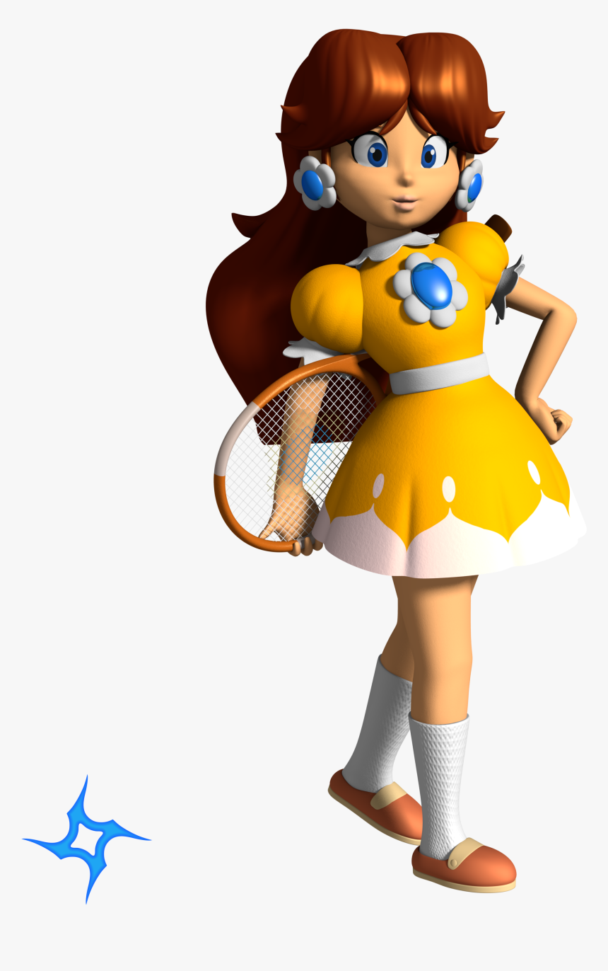 Vinfreild N64 Princess Daisy Mario Tennis 1 By Vinfreild-d8mtjtz - Daisy Mario Tennis 64, HD Png Download, Free Download