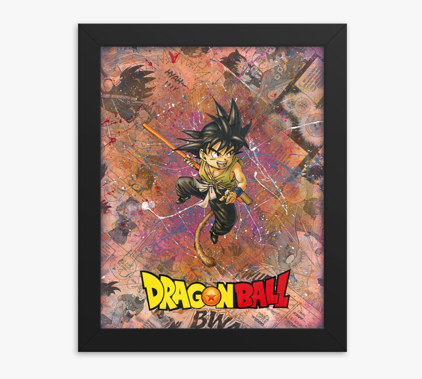 Kid Goku Dragonball Comic Canvas Framed Reproduction - Dragon Ball Perfect Edition, HD Png Download, Free Download
