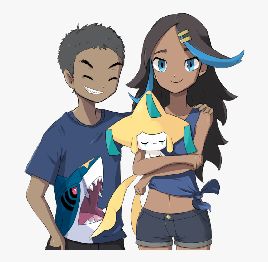 “with Archie And Jirachi
” - Pokemon Archie And Shelly, HD Png Download, Free Download
