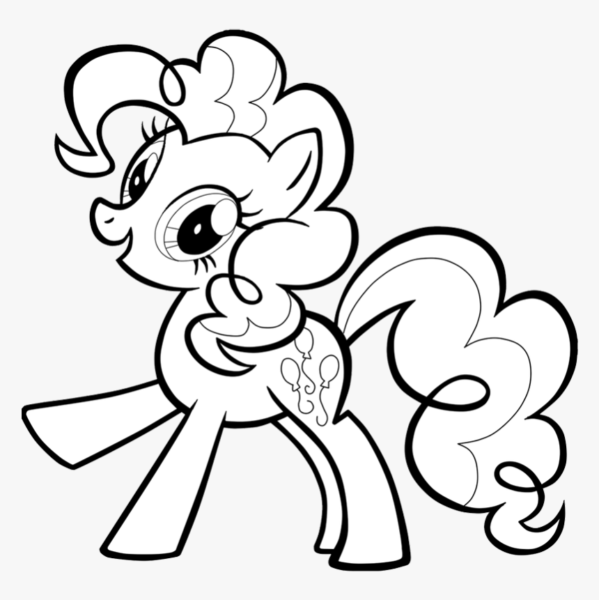 Little Pony Pinky Pie My Little Pony Coloring Pages Hd Png Download Kindpng