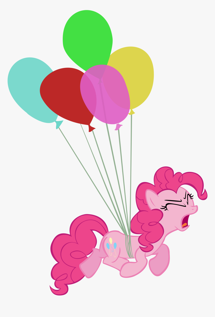 Collection Of Free Vector Balloons Pinkie Pie - Pinkie Pie Balloons Vector, HD Png Download, Free Download