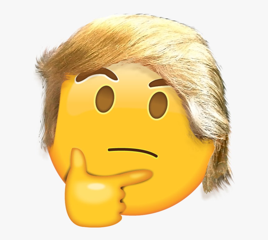 Transparent Trump Face Png - Confused Emoji Transparent Background, Png Download, Free Download