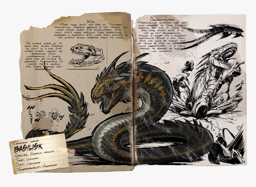 Ark Survival Evolved Basilisk , Png Download - Ark Survival Evolved Basilisk, Transparent Png, Free Download