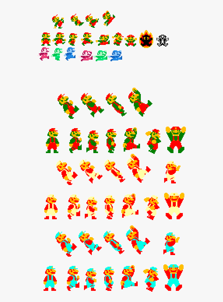 Mario Sprite Png, Transparent Png, Free Download