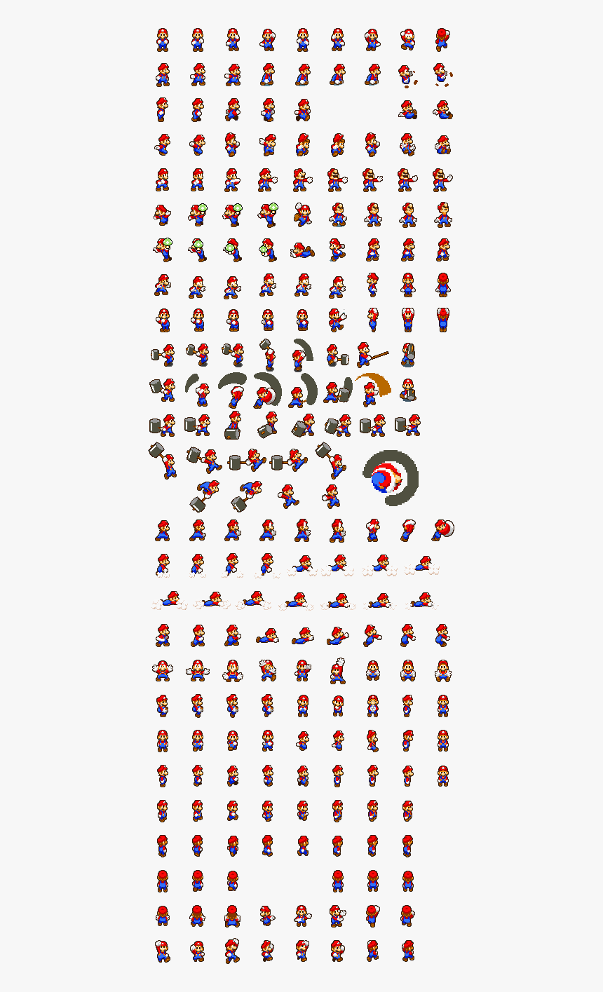 Mario Sprites Use Them If Need - Marcel Broodthaers Eggshells, HD Png Download, Free Download