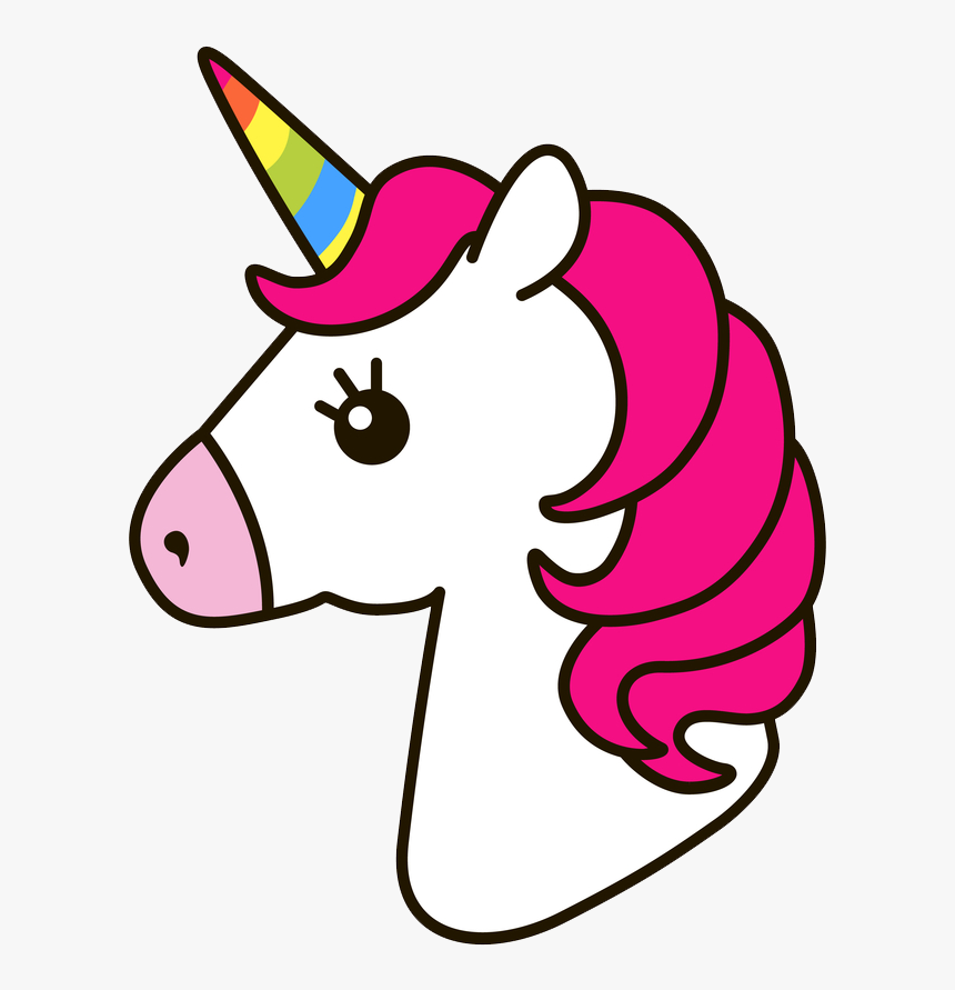 Cartoon Drawing Unicorn Free Download Png Hd Clipart - Cartoon Unicorn Head, Transparent Png, Free Download