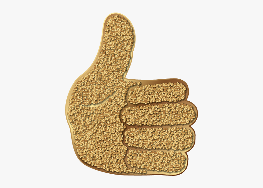 Thumbs Up Png Gold - Sign Language, Transparent Png, Free Download