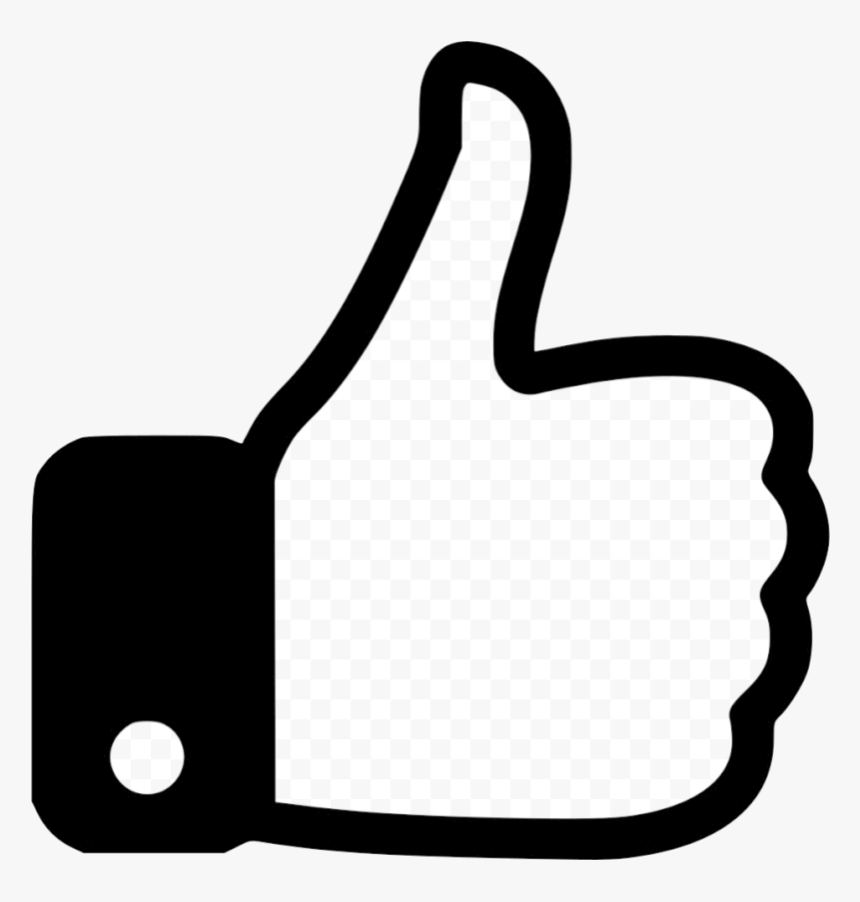 White Thumbs Up Png, Transparent Png, Free Download