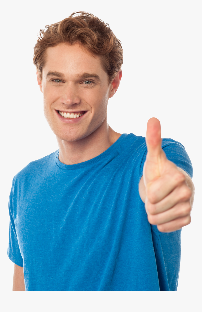 Men Pointing Thumbs Up Png Image - Person Thumbs Up Png, Transparent Png, Free Download